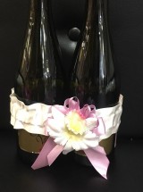 Украшения на шампанское "Орхидея"